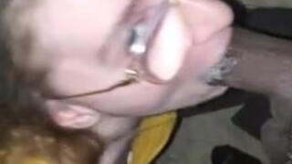 Sloppy Gagging Deepthroat Blowjob BBC GIF