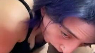 Teen Sloppy OnlyFans HD Goth Deepthroat Blowjob BBC Amateur GIF