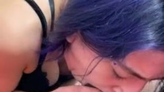 Teen Sloppy OnlyFans HD Goth Deepthroat Blowjob BBC Amateur GIF