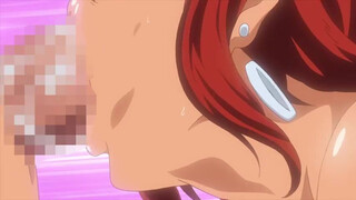 Redhead Hentai Deepthroat Blowjob Anime GIF