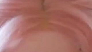 Pink Hair Girlfriend Deepthroat Blowjob GIF