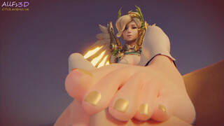 At Goddess Mercys feet POV