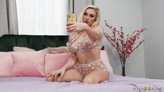 Thong Pornstar Kendra Sunderland Deepthroat Cum On Tits Brazzers Big Tits GIF