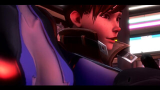 Widowmaker выпила для храбрости и трахнула Tracer в аниме порно