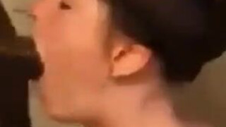 Interracial Face Fuck Deepthroat GIF